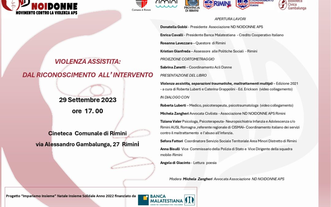 VIOLENZA ASSISTITA: DAL RICONOSCIMENTO ALL’ INTERVENTO